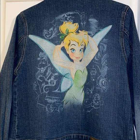 Disney Tinker Bell Jean Jacket - Picture 1 of 3